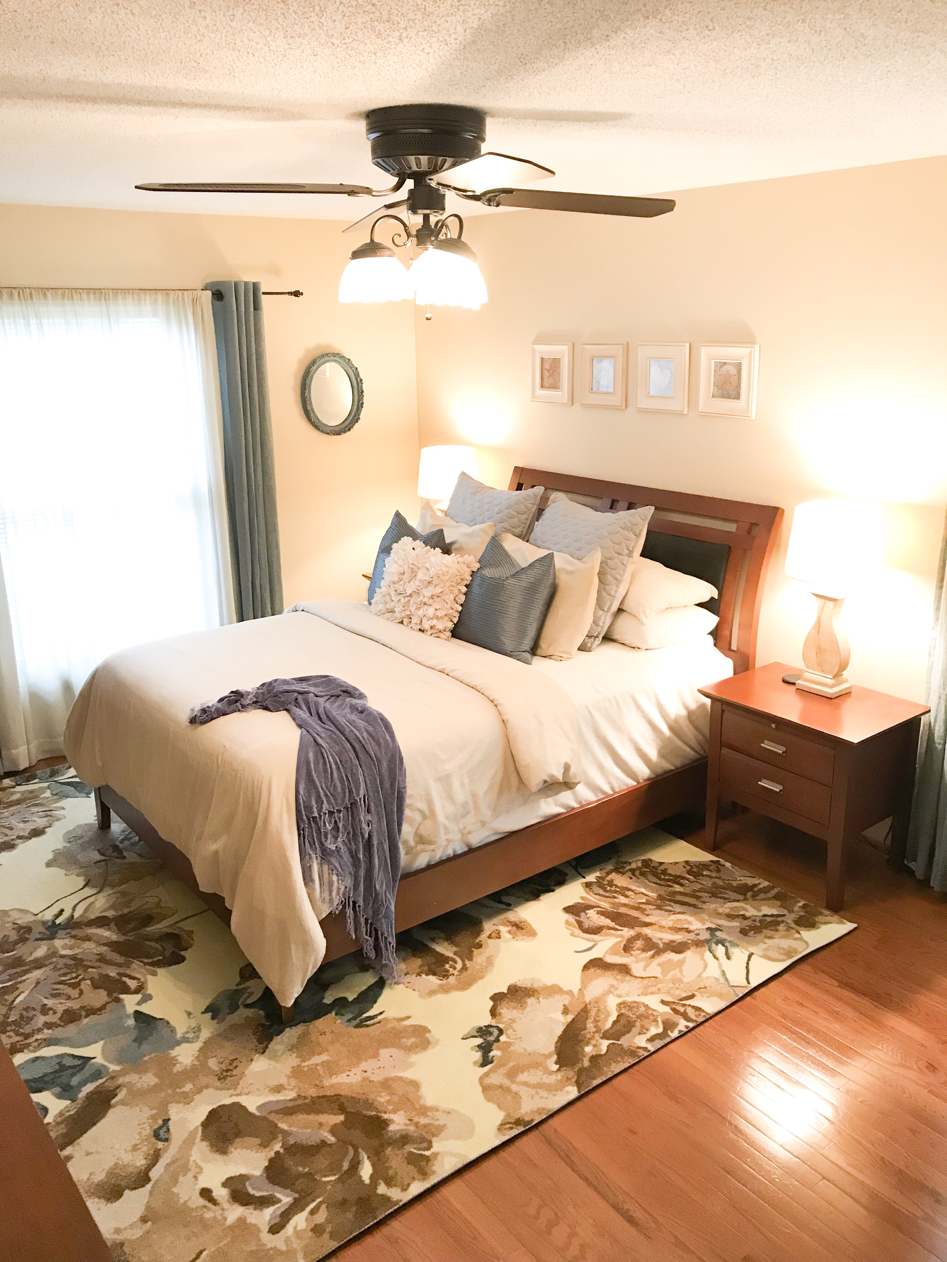 Master bedroom fan remodel 