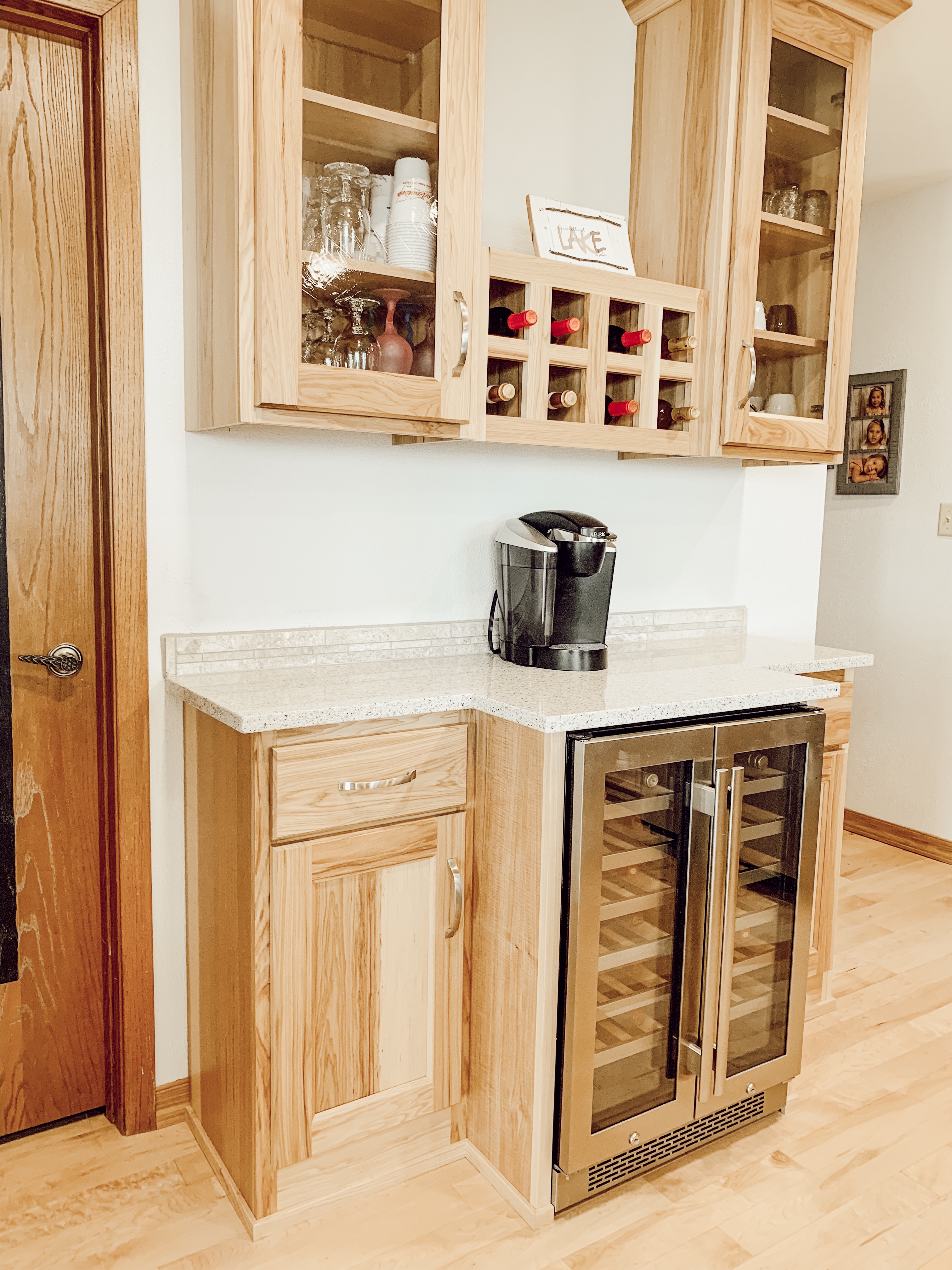 Coffee Wine Bar Lake Home Remodel